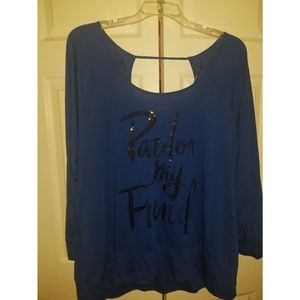 Jessica Simpson "Pardon my French" 3x shirt